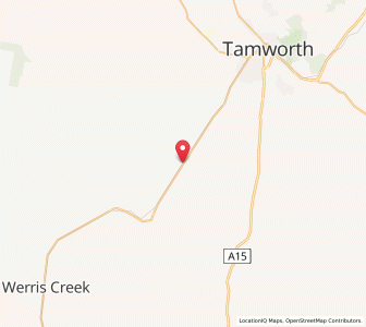 Map of Duri, New South Wales