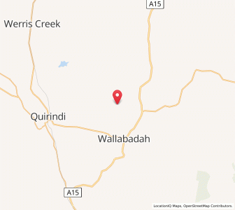 Map of Gaspard, New South Wales
