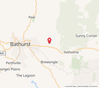 Map of Glanmire, New South Wales