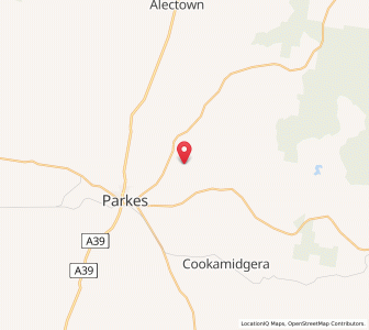 Map of Goobang, New South Wales