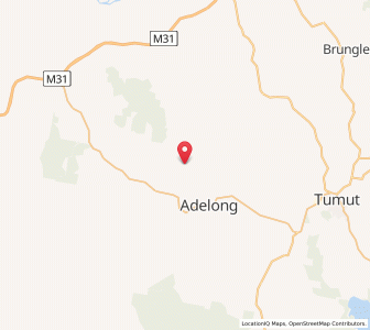 Map of Grahamstown, New South Wales
