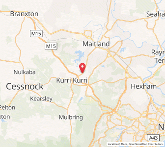 Map of Heddon Greta, New South Wales