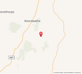 Map of Karoopa, New South Wales
