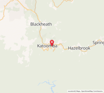 Map of Leura, New South Wales