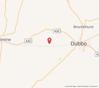Map of Minore, New South Wales