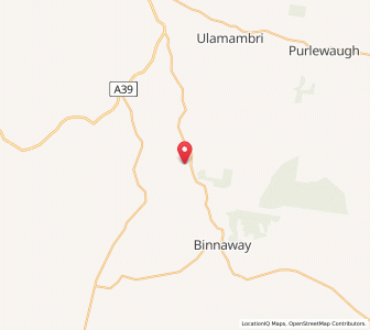 Map of Murrawal, New South Wales