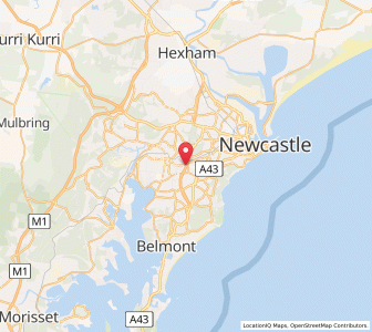 Map of New Lambton, New South Wales