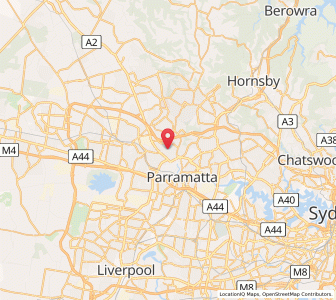 Map of Northmead, New South Wales