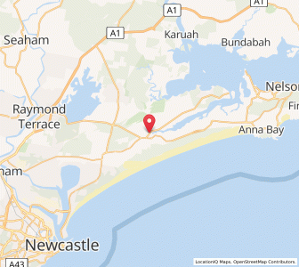 Map of Salt Ash, New South Wales