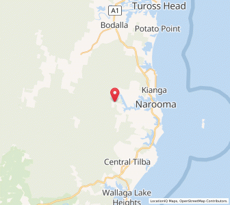 Map of Wagonga, New South Wales