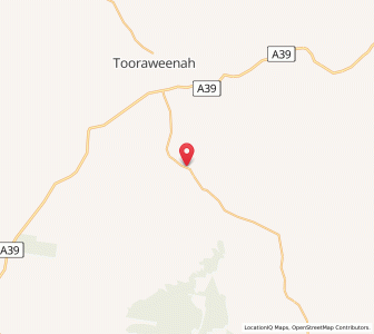Map of Wallumburrawang, New South Wales