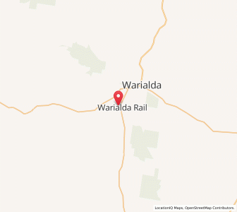Map of Warialda Rail, New South Wales