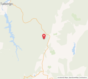 Map of Yarrangobilly Caves, New South Wales