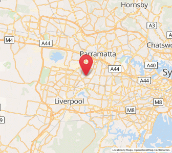 Map of Yennora, New South Wales