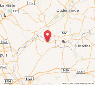 Map of Amougies, Wallonia