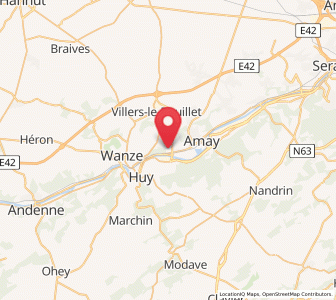 Map of Ampsin, Wallonia