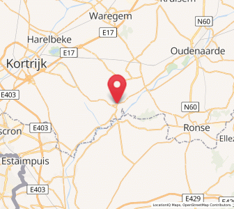 Map of Avelgem, Flanders