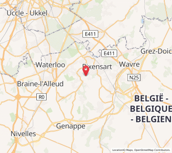 Map of Basse Lasne, Wallonia