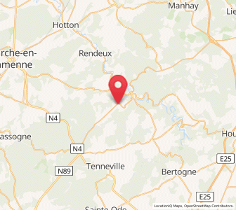 Map of Beausaint, Wallonia