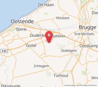 Map of Bekegem, Flanders