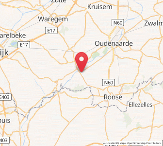 Map of Berchem, Flanders