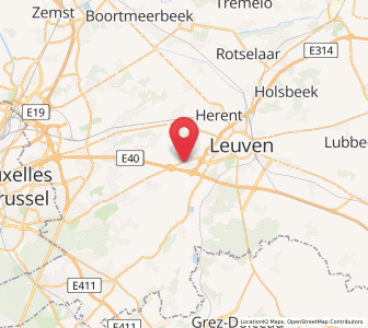 Map of Bertem, Flanders