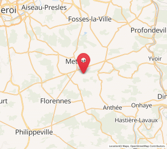 Map of Biesmerée, Wallonia