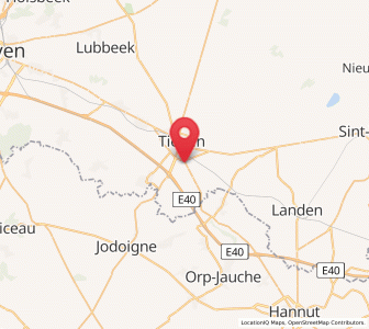 Map of Bost, Flanders