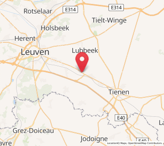 Map of Boutersem, Flanders
