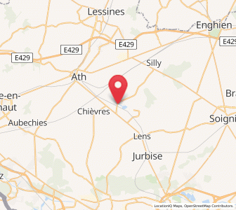 Map of Brugelette, Wallonia