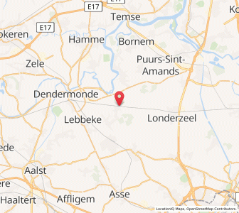 Map of Buggenhout, Flanders