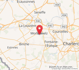 Map of Carnières, Wallonia
