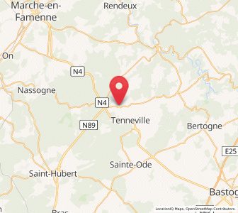 Map of Champlon, Wallonia