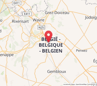 Map of Corbais, Wallonia