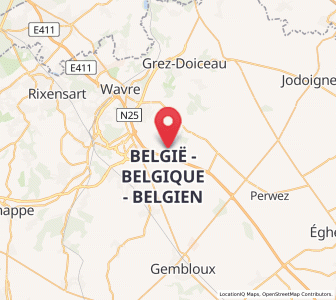 Map of Corroy-le-Grand, Wallonia