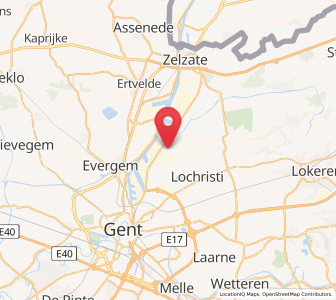 Map of Desteldonk, Flanders