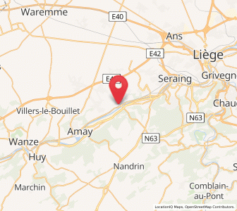 Map of Engis, Wallonia