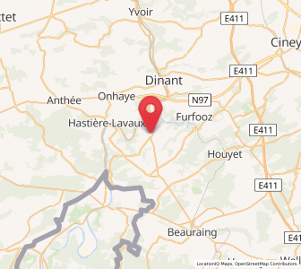 Map of Falmignoul, Wallonia