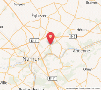 Map of Gelbressée, Wallonia