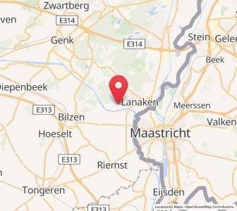 Map of Gellik, Flanders
