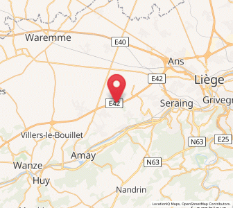 Map of Gleixhe, Wallonia