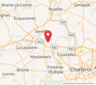 Map of Godarville, Wallonia