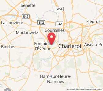Map of Goutroux, Wallonia