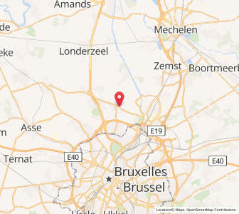 Map of Grimbergen, Flanders