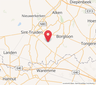 Map of Groot-Gelmen, Flanders