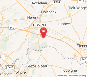 Map of Haasrode, Flanders