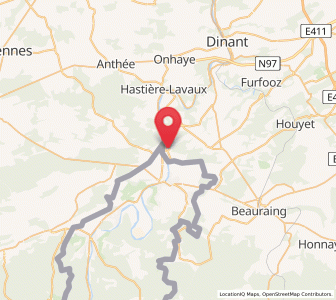Map of Heer, Wallonia
