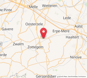 Map of Hillegem, Flanders