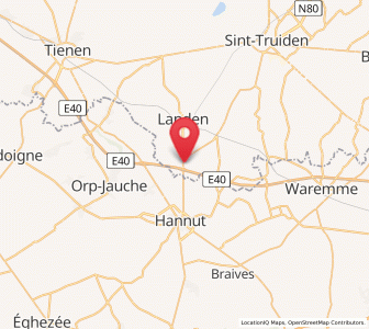 Map of Houtain-l'Évêque, Wallonia