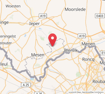 Map of Houthem, Wallonia
